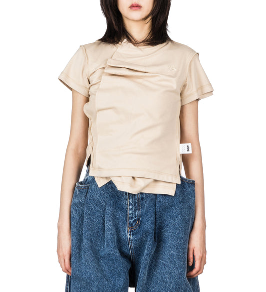 DOUBLE T-SHIRT BEIGE