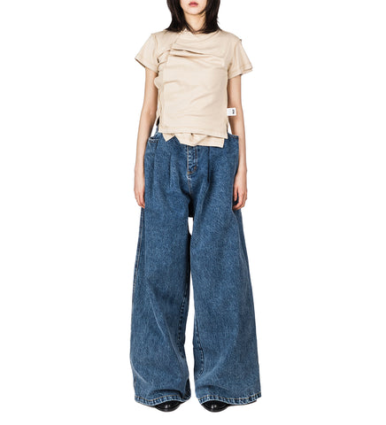 DOUBLE T-SHIRT BEIGE