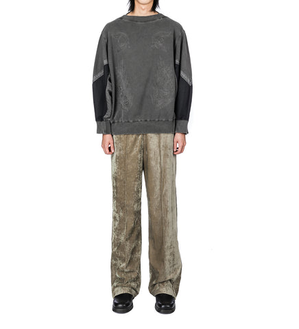 EMBROIDERY SWEATSHIRT BLACK