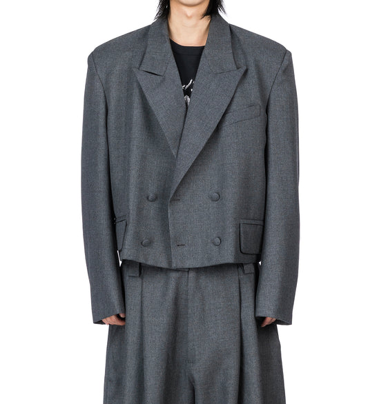 SLOUCHY BLAZER DARK GREY