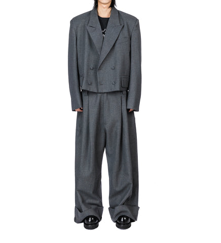 SLOUCHY BLAZER DARK GREY