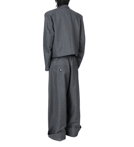 SLOUCHY BLAZER DARK GREY