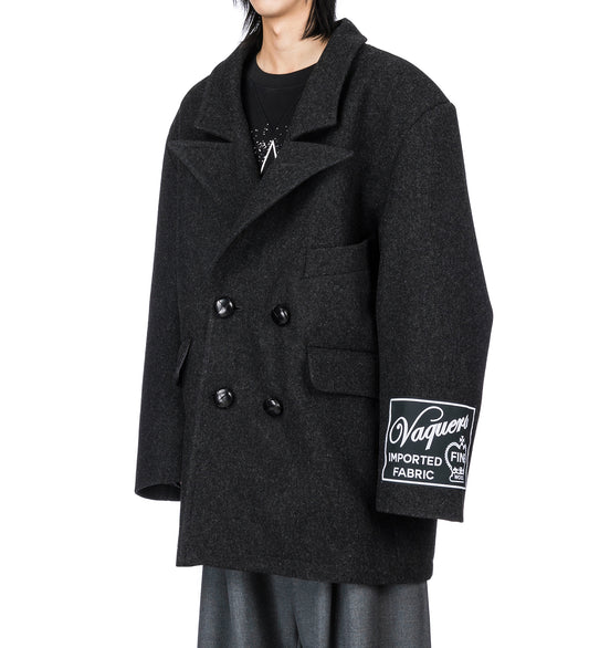 OVERSIZED FLIGHT JACKET DARK GREY