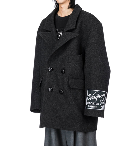 OVERSIZED FLIGHT JACKET DARK GREY