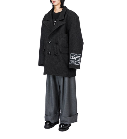 OVERSIZED FLIGHT JACKET DARK GREY