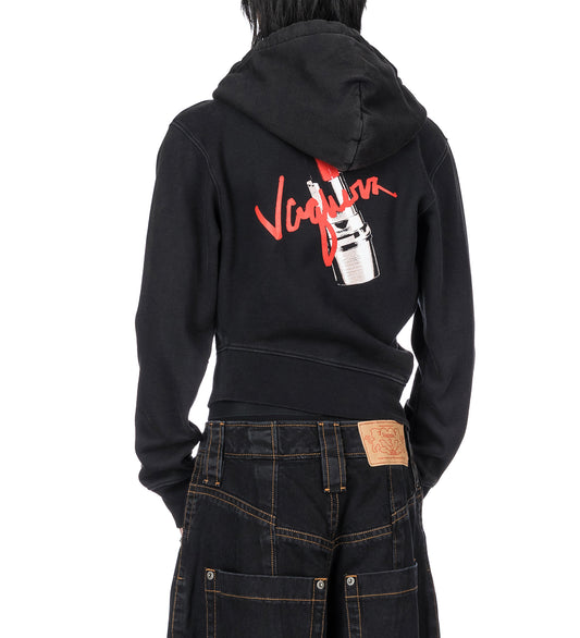 TWISTED HOODIE FADED BLACK