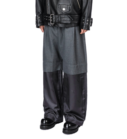 CHOPPED TROUSERS DARK GREY