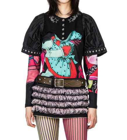 STINGRAY SHRUG BLACK