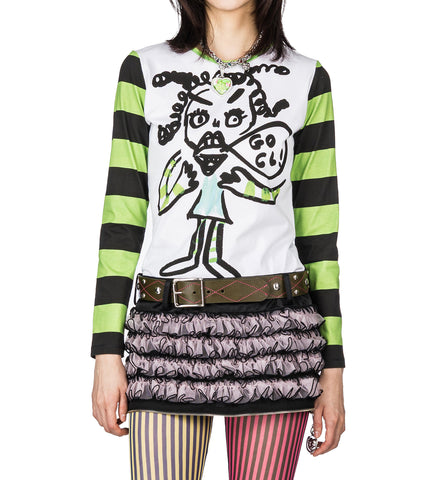 GO CL FITTED JERSEY TOP MULTI