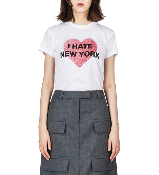 I HATE NY T-SHIRT WHITE