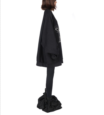 OVERSIZED SWEATSHIRT FADED BLACK