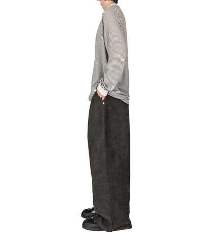 OVERSIZED CREW NECK PULLOVER BEIGE