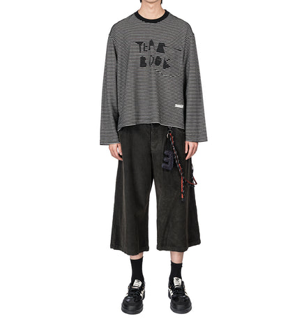 YEARBOOK CREW NECK PULLOVER BLACK