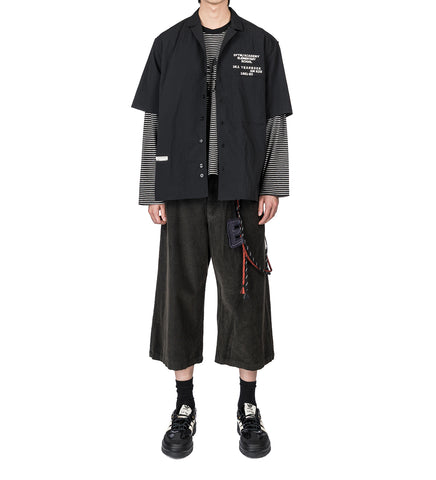 SFTM/ACADEMY S/S BOX SHIRT BLACK