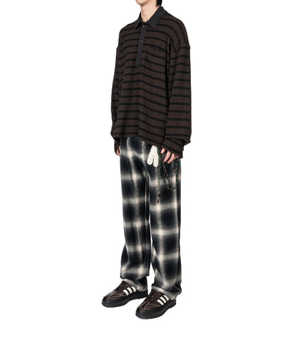 LOOSE PLEATED PANT BLACK