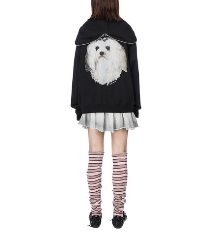 BUTTERFLY HOODIE MALTESE