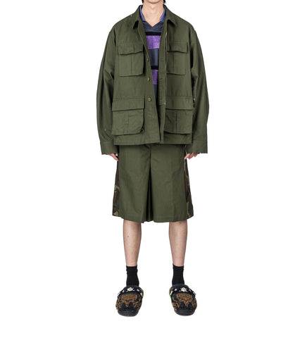 CAMOUFLAGE BLOUSON KHAKI