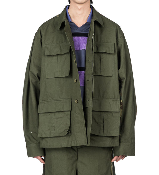 CAMOUFLAGE BLOUSON KHAKI