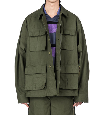 CAMOUFLAGE BLOUSON KHAKI