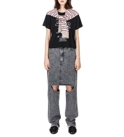 KNITTED SCARF STRIPE