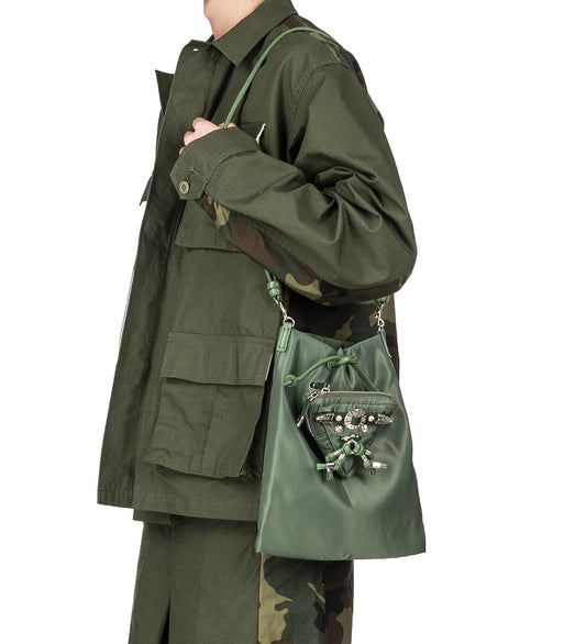TRIANGLE POUCH BAG KHAKI