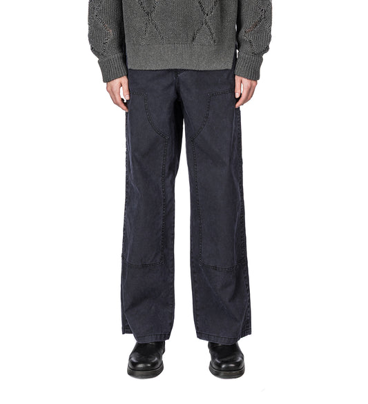 PIGMENT PRINT PANTS BLACK