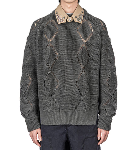 METAL COLLAR BEIGE