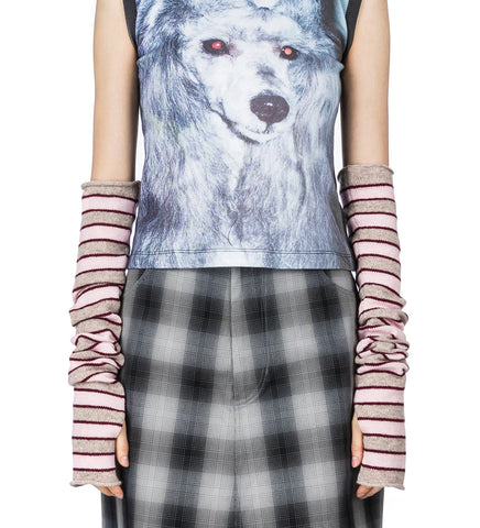 KNIT ARM WARMER STRIPE