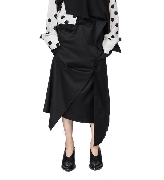 SHIRT SKIRT BLACK