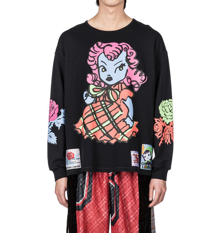 CRY BABY OVERSIZED JERSEY BLACK