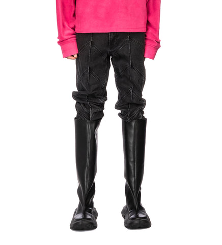 JUKEBOX RAVE JEANS WASHED BLACK