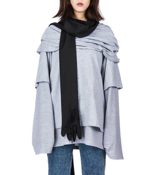 SURGICAL GLOVES SCARF BLACK