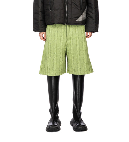 A-LINE VENT SHORT GREEN/BLACK