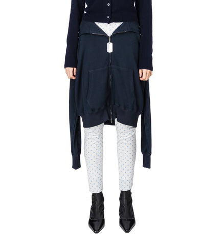 HOODIE SKIRT NAVY
