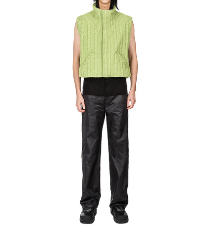 BAGGY STRAIGHT LEG TROUSERS BLACK/BLACK