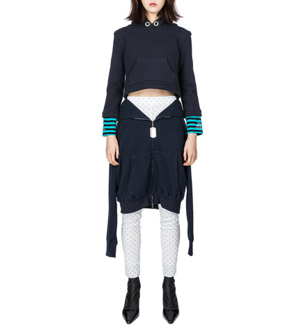 HOODIE SKIRT NAVY