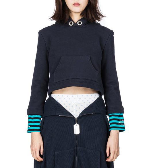 DOLL SWEAT HOODIE NAVY