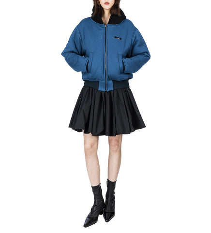 BALLOON BOMBER JACKET BLUE/BLACK