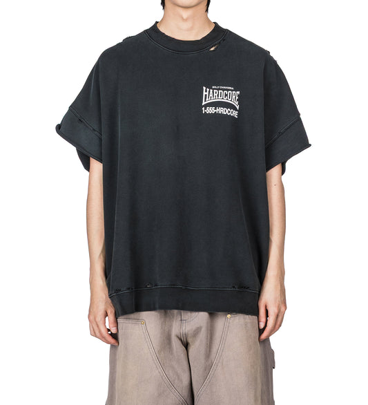 HARDCORE MUSCLE TEE BLACK