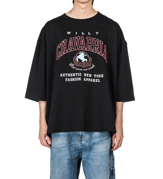 BUFFALO NEW YORK FASHION TEE BLACK