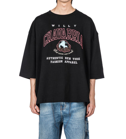 BUFFALO NEW YORK FASHION TEE BLACK
