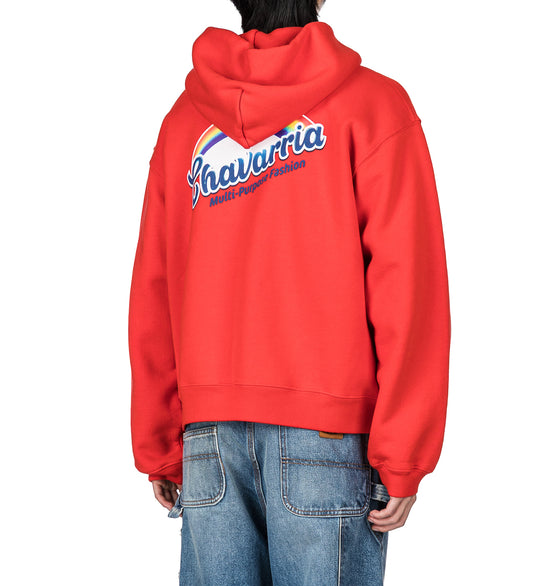 FABULOSO SHRUNKEN HOODIE FIERY RED