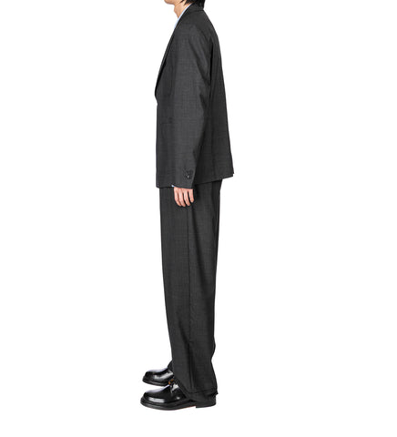 PATCH POCKET BLAZER GREY WOOL