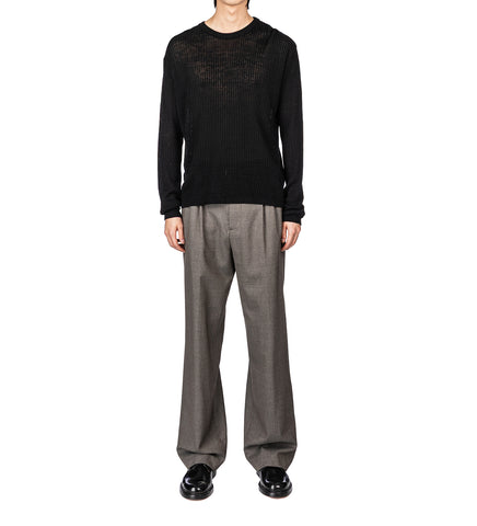 CLASSIC TROUSERS LIGHT TAUPE WOOL