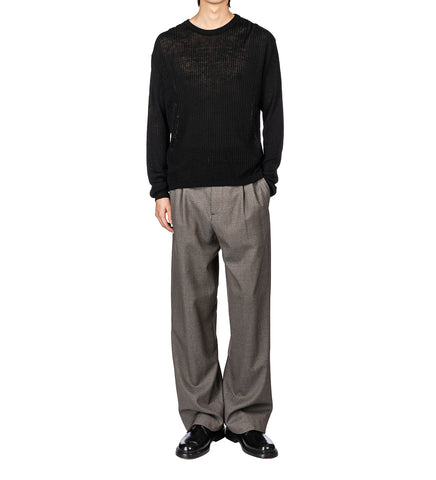 COMPANION JUMPER BLACK RIB
