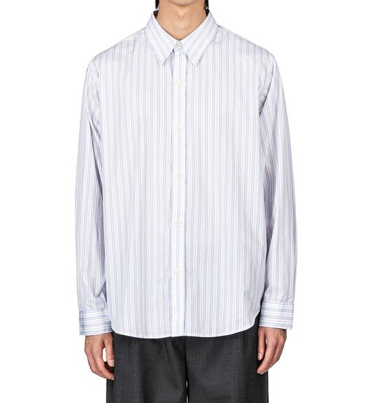 EVENING SHIRT OFF WHITE BUSINESS STRIPE