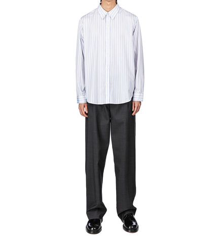 SERVICE TROUSERS DARK GREY TROPICAL WOOL