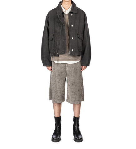 EDITION CORD SHORTS TAUPE PUNCH OUT