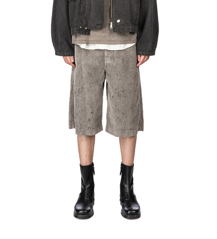 EDITION CORD SHORTS TAUPE PUNCH OUT