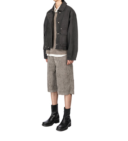 COURIER JACKET WASHED GREY CANVAS